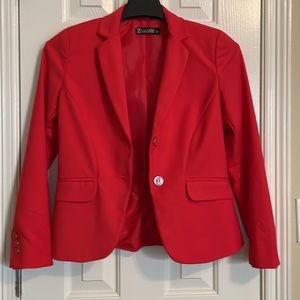NWOT NY&C Blazer, Size 2 Bright Red